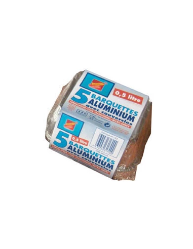 Barquettes Alu X5 0l5 - PUBLI EMBAL