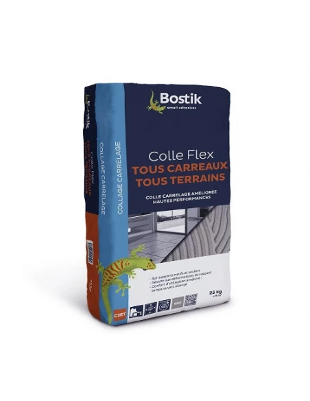BOSTIK Colle tous carreaux_25kg_gris - BOSTIK