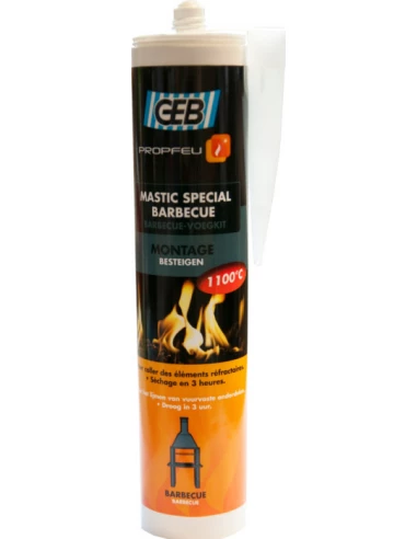 Mastic Spécial Barbecue 310ml 803670 - GEB FEU