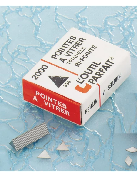Boite 2000 Pointe A Vitrer Triangle - L'OUTIL PARFAIT