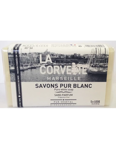 Savon Marseille 5x100gr - LA CORVETTE