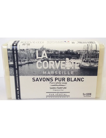 Savon Marseille 5x100gr - LA CORVETTE