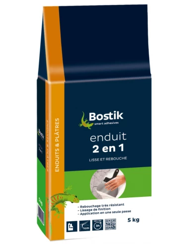 BOSTIK Enduit 2-en-1 poudre_15kg - BOSTIK