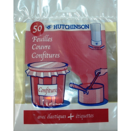 Feuillesx50 Couvre Pot Confiture - BOUCHONNERIE JOCONDIENNE
