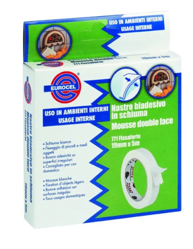 Adhesif Double Face Mirroir 19x5ml - EUROCEL
