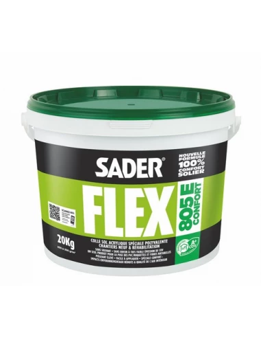 Colle acrylique sol SADERFLEX 805 E CONFORT - 20 Kg - SADER