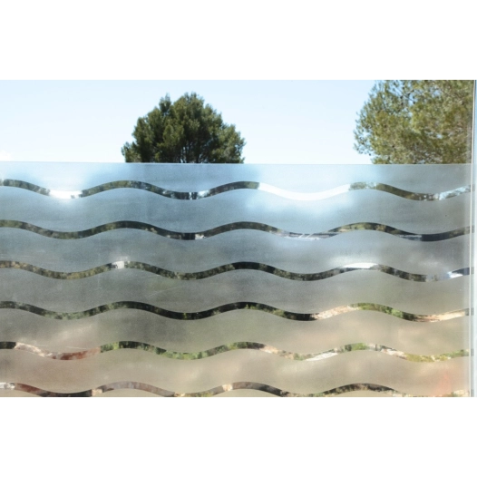20 Film Vitrostatique 3d 90cm Vague - ACCESS DECO