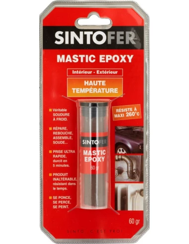 Sintofer repare vite mastic époxy spécial métal 60g - SINTO