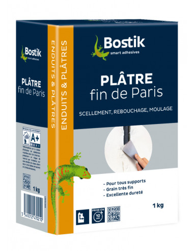 BOSTIK Plâtre fin_1kg - BOSTIK