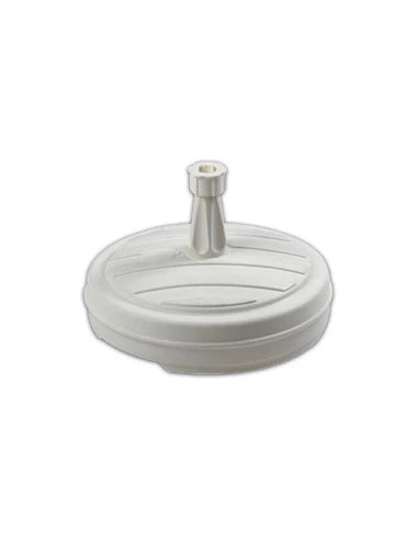 Pieds Parasol Rond Blanc Plast 13l - EDA