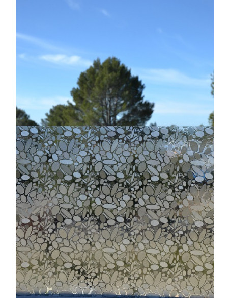 20 Film Vitrostatique 3d 90cm Galets - ACCESS DECO