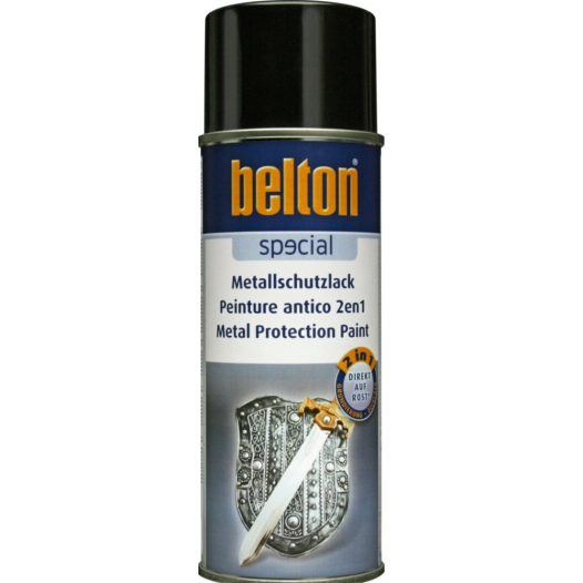 Peinture aérosol Anti-corrosion 400ml noir - BELTON AUTO-K