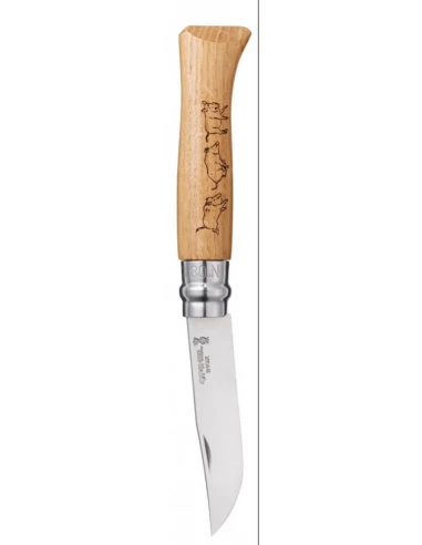 Opinel N8 Inox Animalia Sanglier - OPINEL
