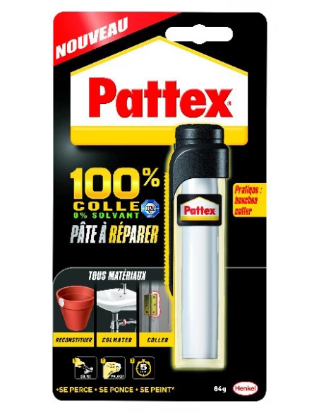Colle 100% Pate A Reparer Tube 64gr - PATTEX