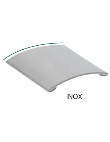 ROMUS Seuil 1/2 bombé adhésif blister_inox_30mm_0_93m - ROMUS