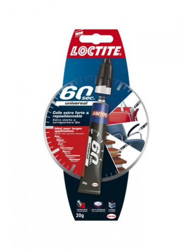Loctite 60SEC Multi-Usage Colle rapide multi-matériaux - Henkel