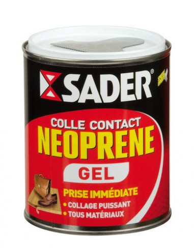 Colle Néoprène Gel SADER Adhésion forte et prise gel immédiate - SADER