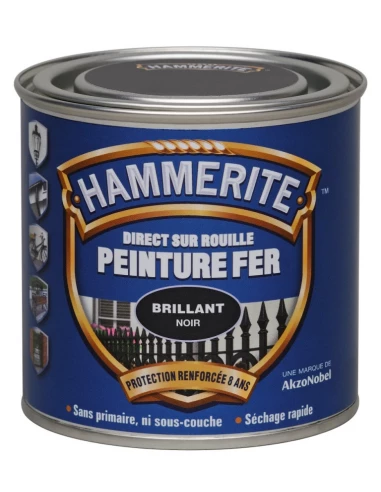 Peinture Hammerite Laque Blanc 0l25 - HAMMERITE