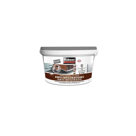 Anti Infiltrations Gris Seau 5kg - RUBSON