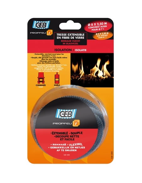 GEB Tresse d'étanchéité_8mmx2_5m - GEB