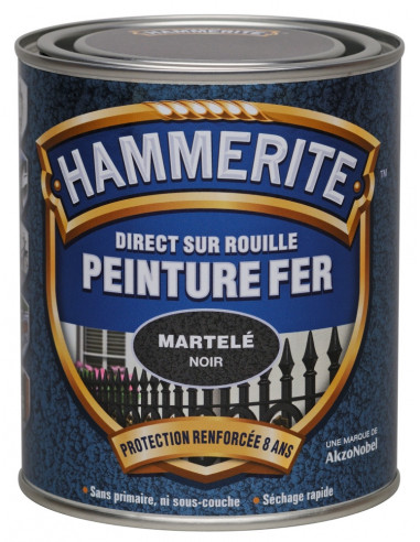 Hammerite Martel Blanc 0l75 - HAMMERITE