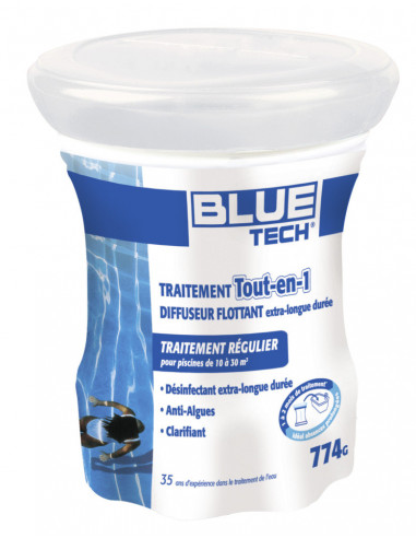 Bluetech Traitement Complet 775gr diffuseur flottant - BLUE TECH