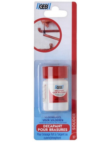 Decapant Brasage Fort S7 Décapant puissant pour brasage fort en 30g - Geb