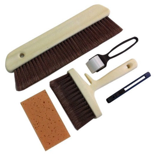 Lot Pose Papier Peint ou toile de verre 5 pièces - SAVY