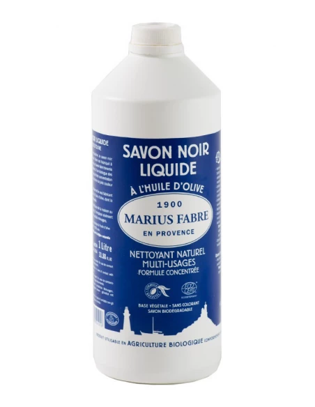 Savon Noir Liquide 1 litre - MARIUS FABRE