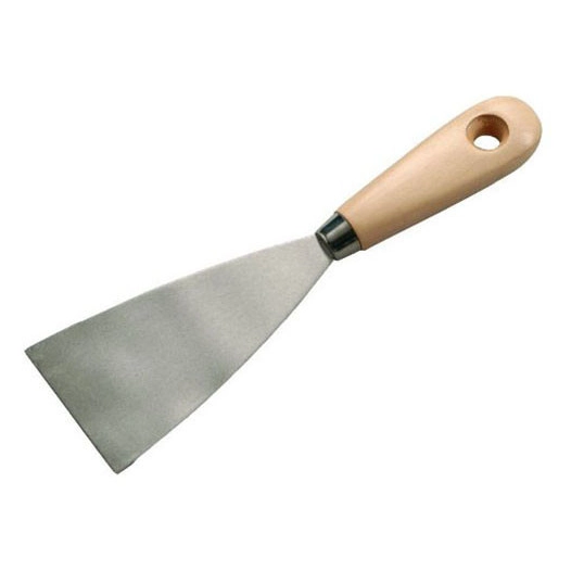 Couteau Peintre Acier Manche Boist4 - SAVY