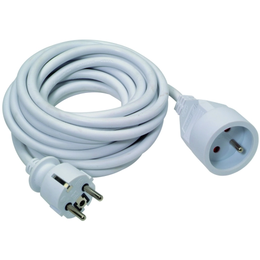 Rallonge Elec 3g1.5 Pvc 10m Blc - PROFILE