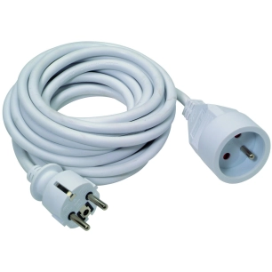 Rallonge Elec 3g1.5 Pvc 10m Blc - PROFILE