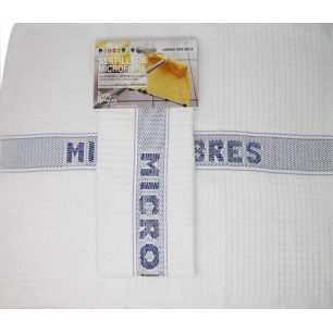 Serpillere Micro Gauffree 50x60cm - TISSAGES DE BEAULIEU