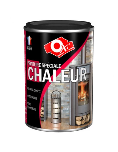Peinture Spéciale Chaleur 250ml noir mat - OXI