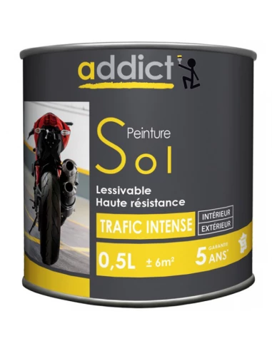 Peinture Sol 0.5 litre gris - ADDICT