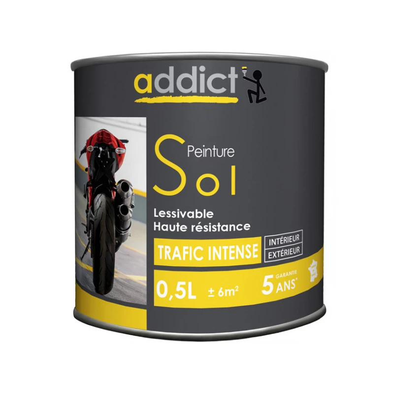 Peinture Sol 0.5 litre blanc - ADDICT