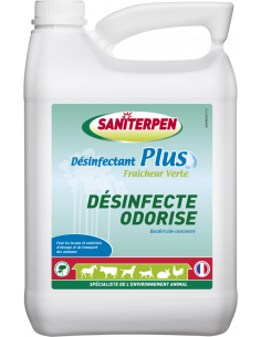 Saniterpen Desinf Plus Vert 5l Tp2 - SANITERPEN - 3325740040787 -  - 454494