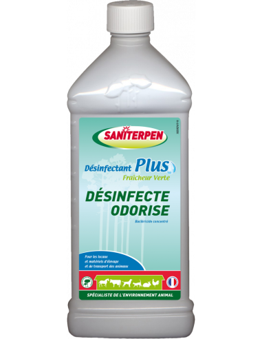 Saniterpen Desinf Plus Vert 1l Tp2 - SANITERPEN
