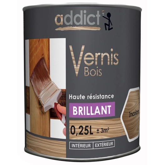 Addict Vernis Bois Brill 250ml Ccl - ADDICT
