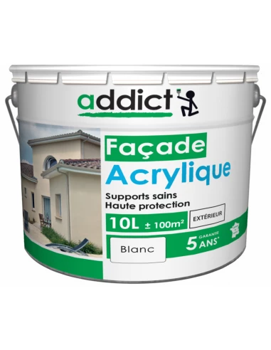 ADDICT Façade acrylique_10l_blanc - ADDICT