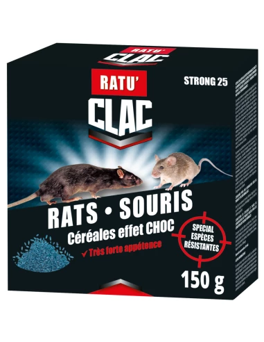 Clac Raticide Cereales Ef Choc 150g - CLAC