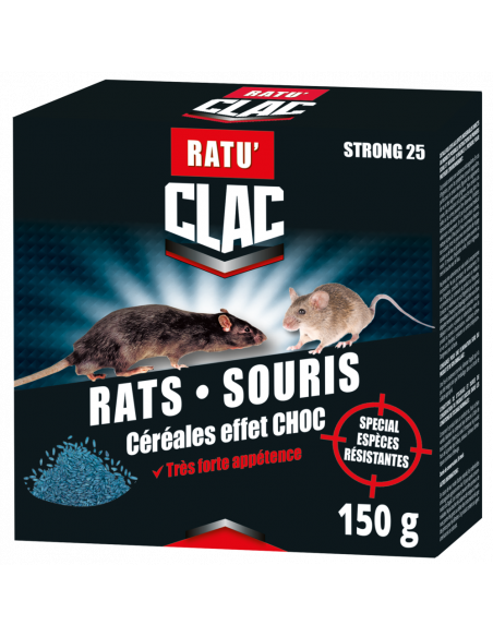 Clac Raticide Cereales Ef Choc 150g - CLAC