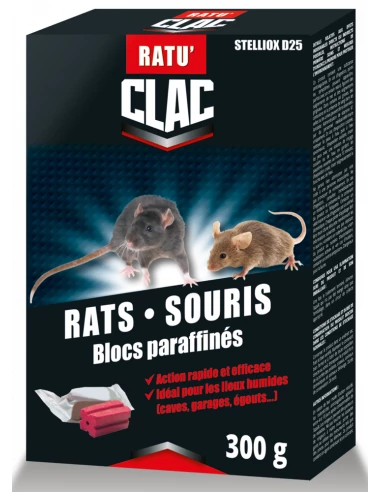 Clac Raticide Rats Souris Blocs150g - CLAC