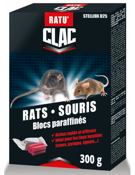 Clac Raticide Rats Souris Blocs150g - CLAC