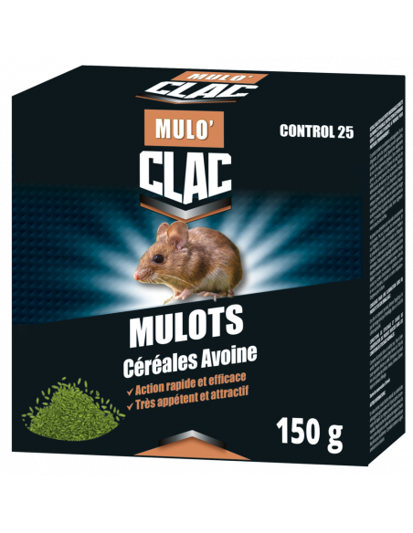 Clac Raticide Mulots Cereales 150g - CLAC