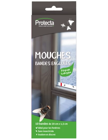 Mouches Etui 10 Bandes Adhesives - PROTECTA