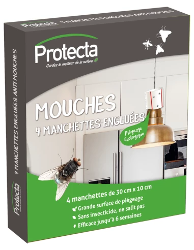 Mouches Etui 4 Manchettes Adhesives - PROTECTA