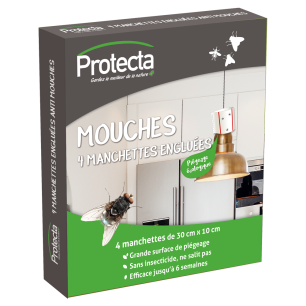 Mouches Etui 4 Manchettes Adhesives - PROTECTA