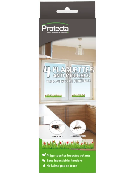 Mouches Etui 4 Plaquettes Adhesives - PROTECTA