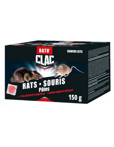 Clac Raticide Rats Souris Pates150g - CLAC